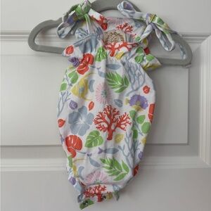 The Beaufort Bonnet Company Sea Life Baby Romper